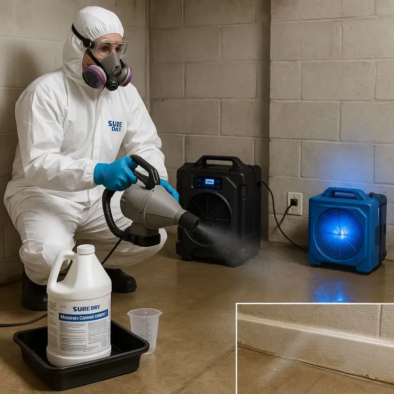 Sanitization and Odor Removal process in Alamo, TX