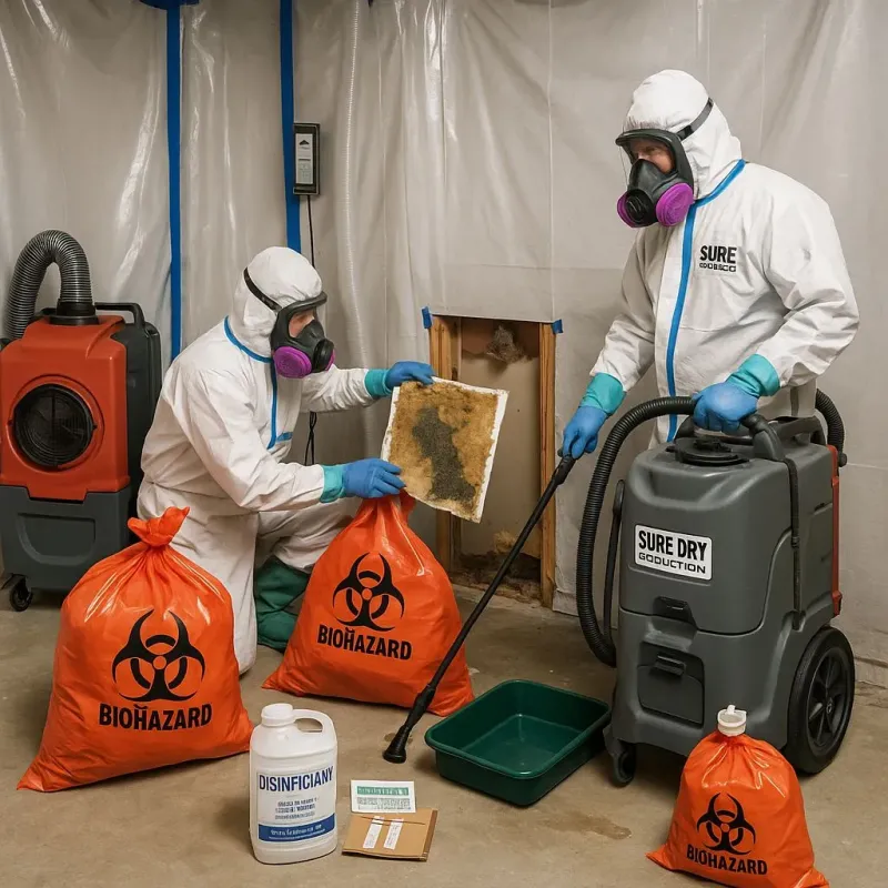 Contaminated Water Handling Protocols process in Alamo, TX